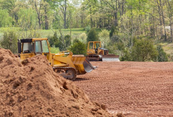 Bulldozer Land Clearing in Allentown