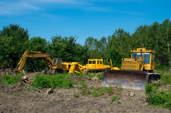 Bulldozer Clearing in Allentown